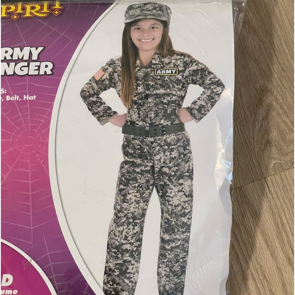 Army Ranger Spirit Halloween Costume NWT